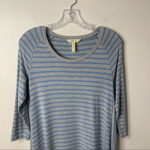 MATILDA JANE Blue Stripe Her Majesty Flowey Long Sleeve Dress - Picture 3 of 11